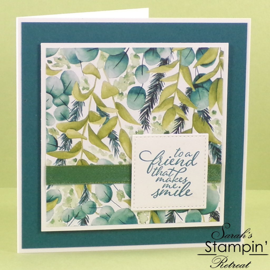 Forever Greenery Handmade Friendship Card