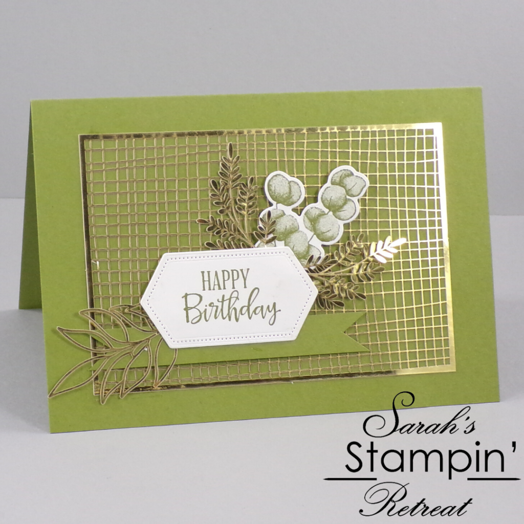 Handmade Unisex Forever Gold Birthday Card