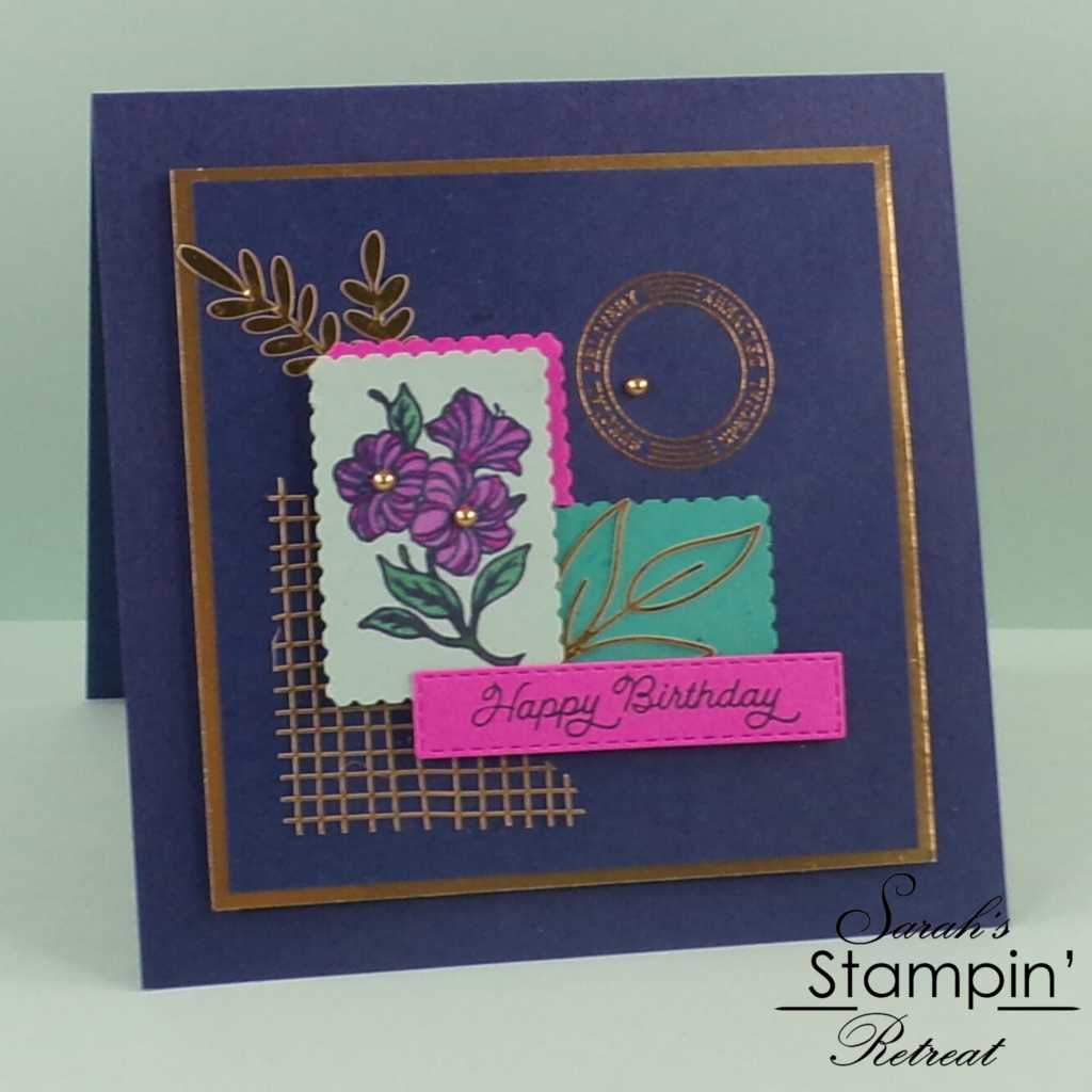 Posted for You Cluster Handmade Birthday Card
