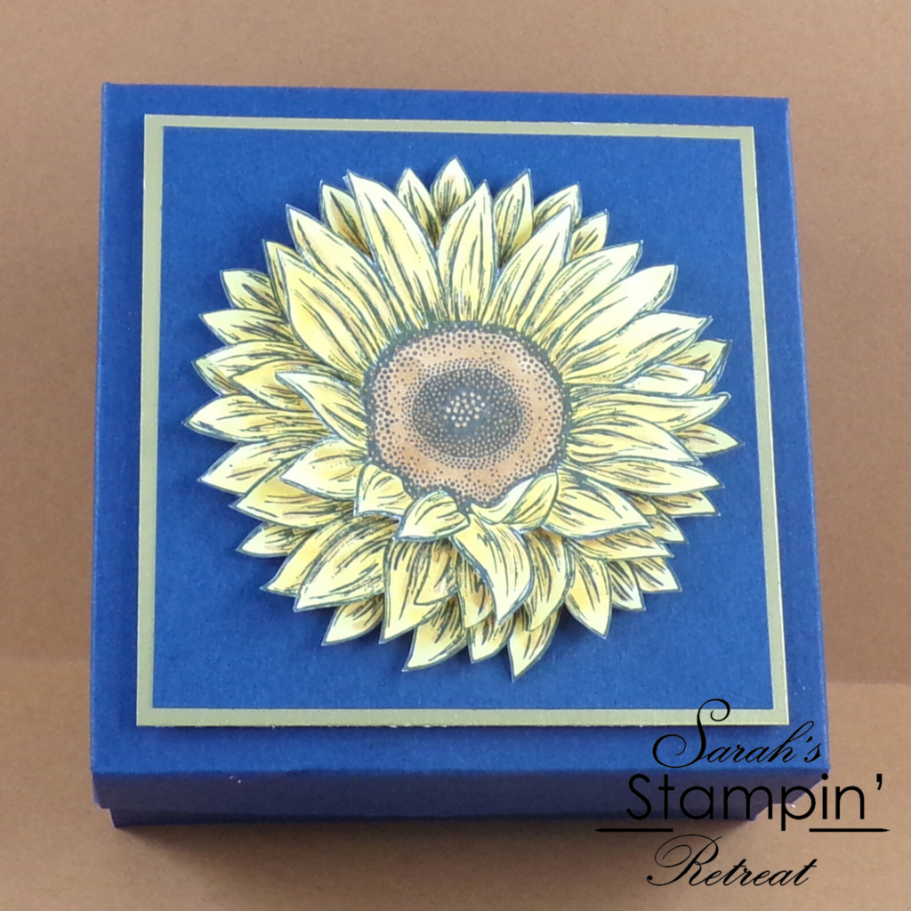 Celebrate Sunflowers large Handmade Gift Box