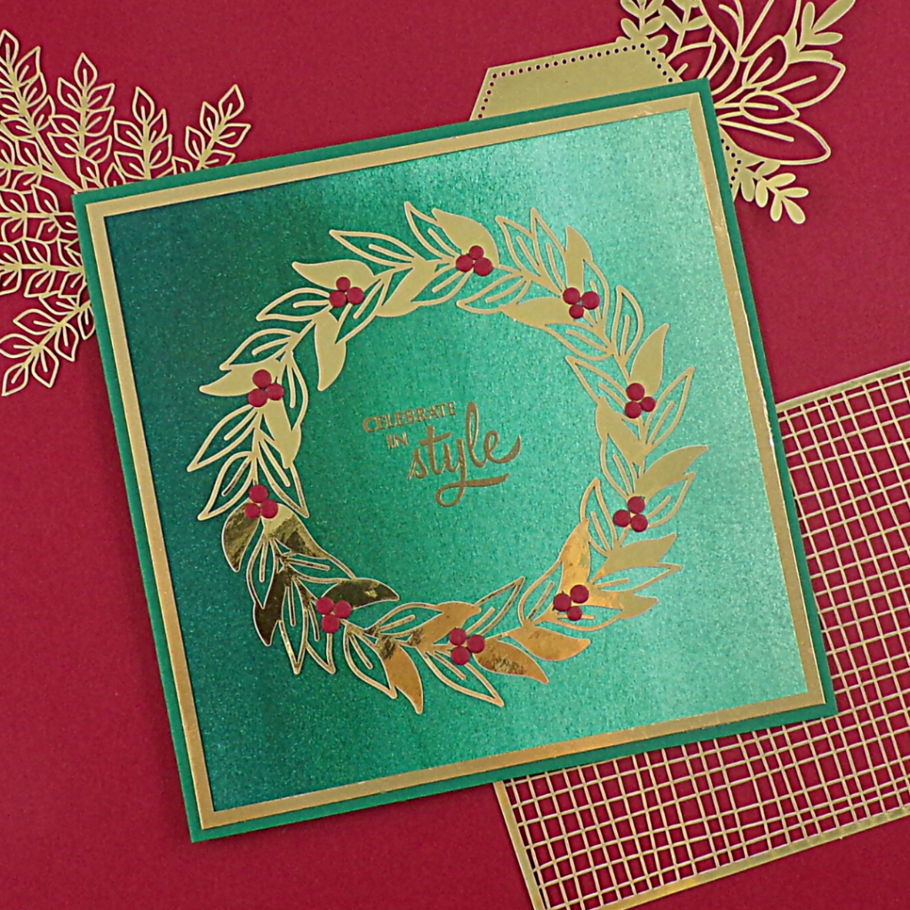 Ink Blended Background Christmas Cards