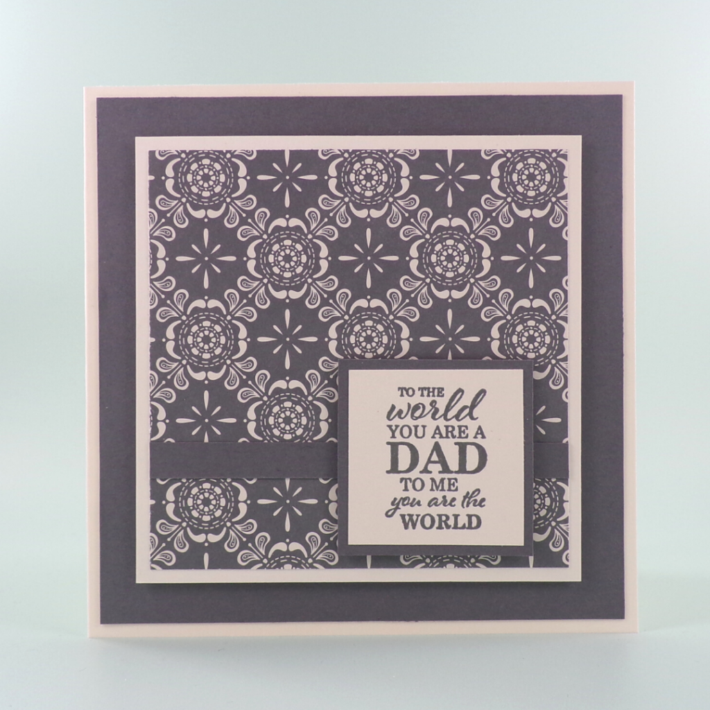 How to create Masculine Cards with the Elegantly Said DSP from Stampin Up