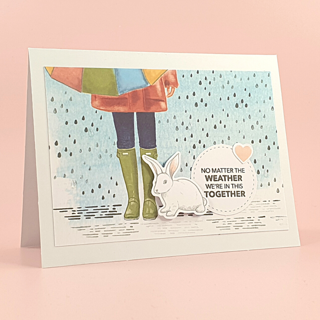 Handmade card created with the No Matter the Weather Card Kit from Stampin Up!