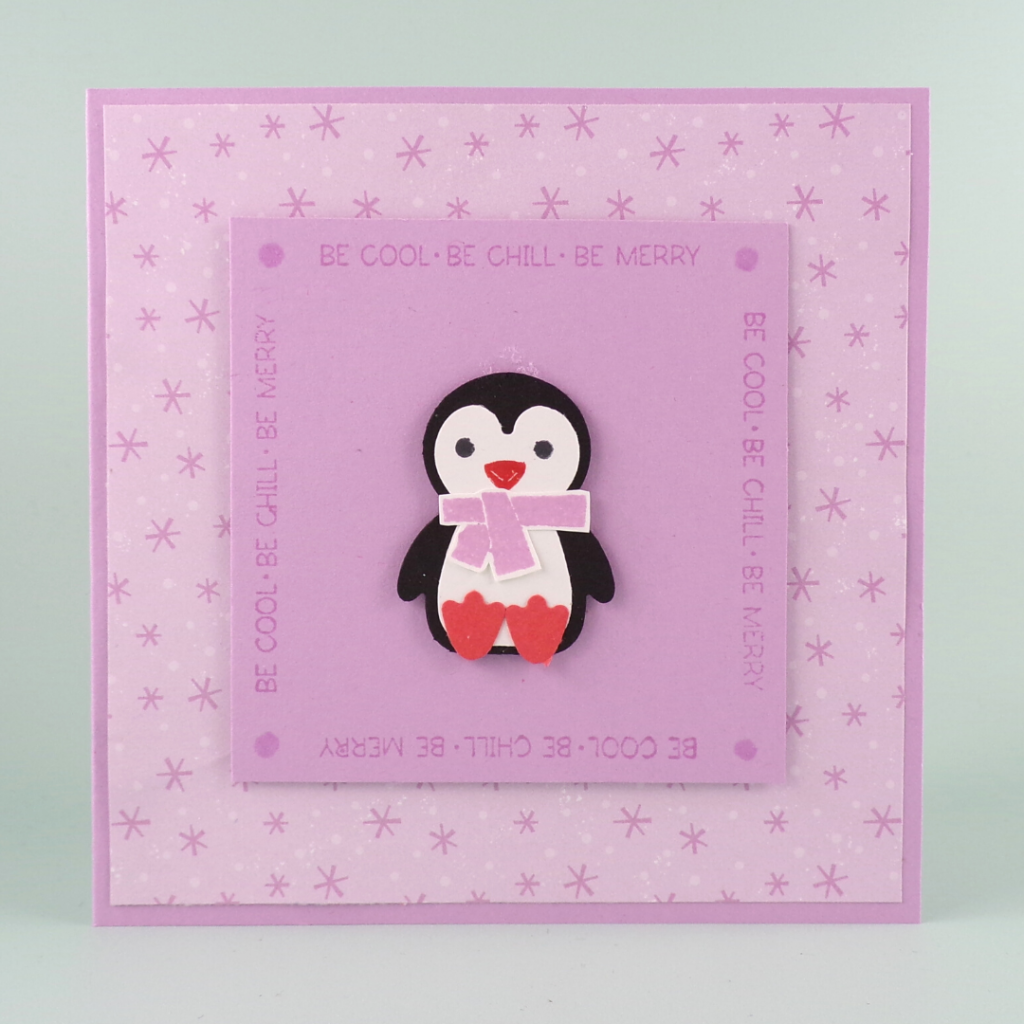 Handmade Christmas Card created with Penguin Place