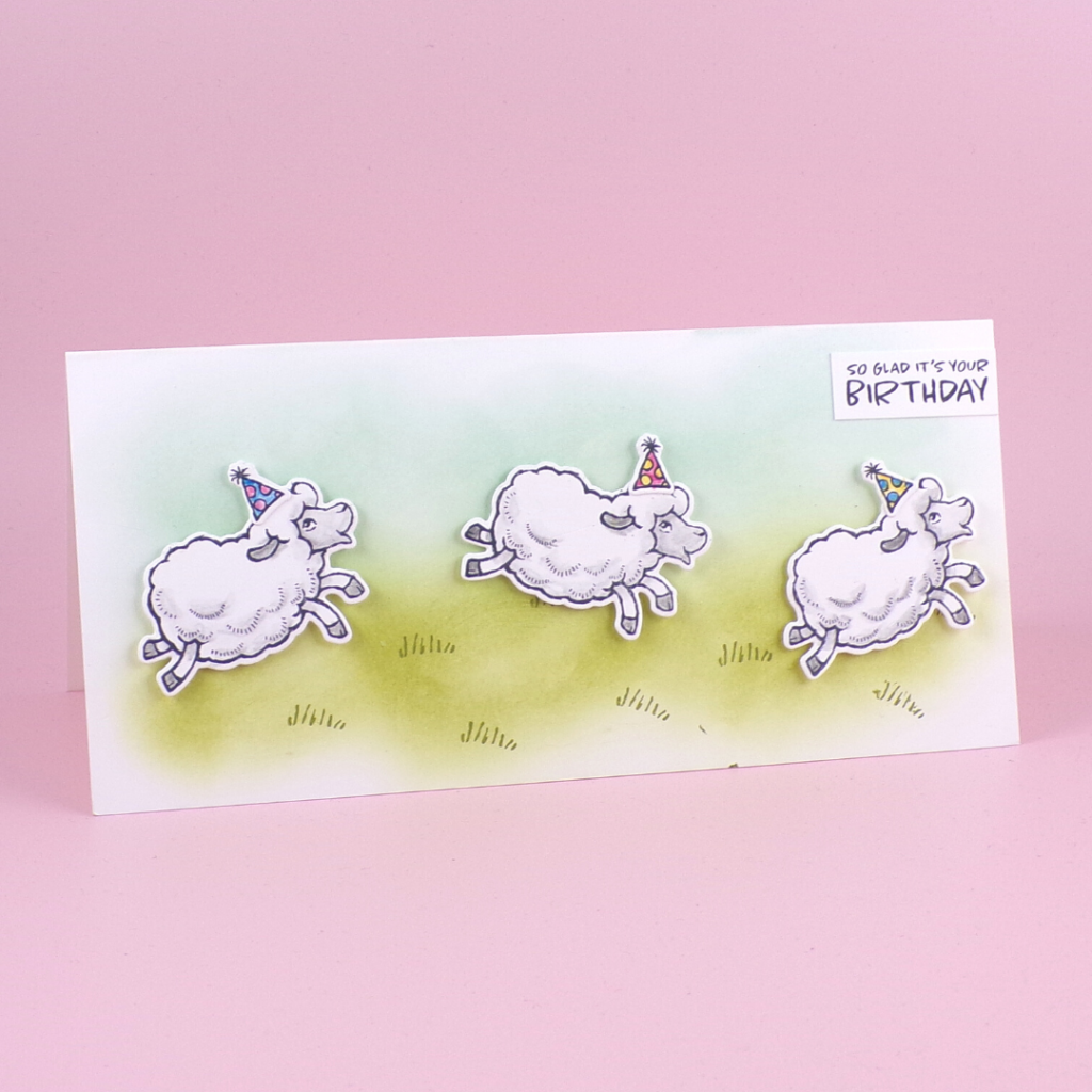 Handmade Birthday Card created using Counting Sheep