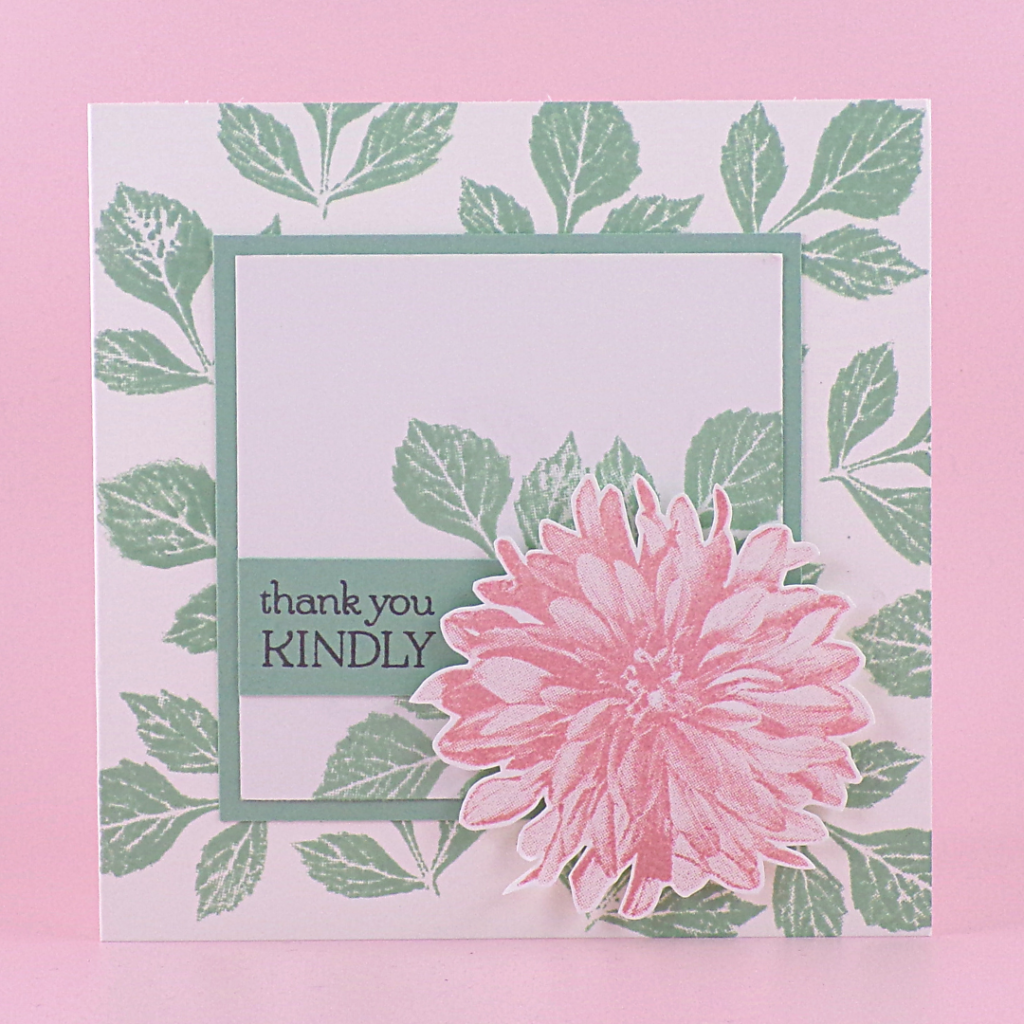 How to create a handmade card with Delicate Dahlias