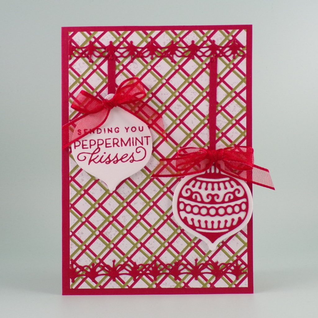Cute Christmas Card with Gingerbread & Peppermint