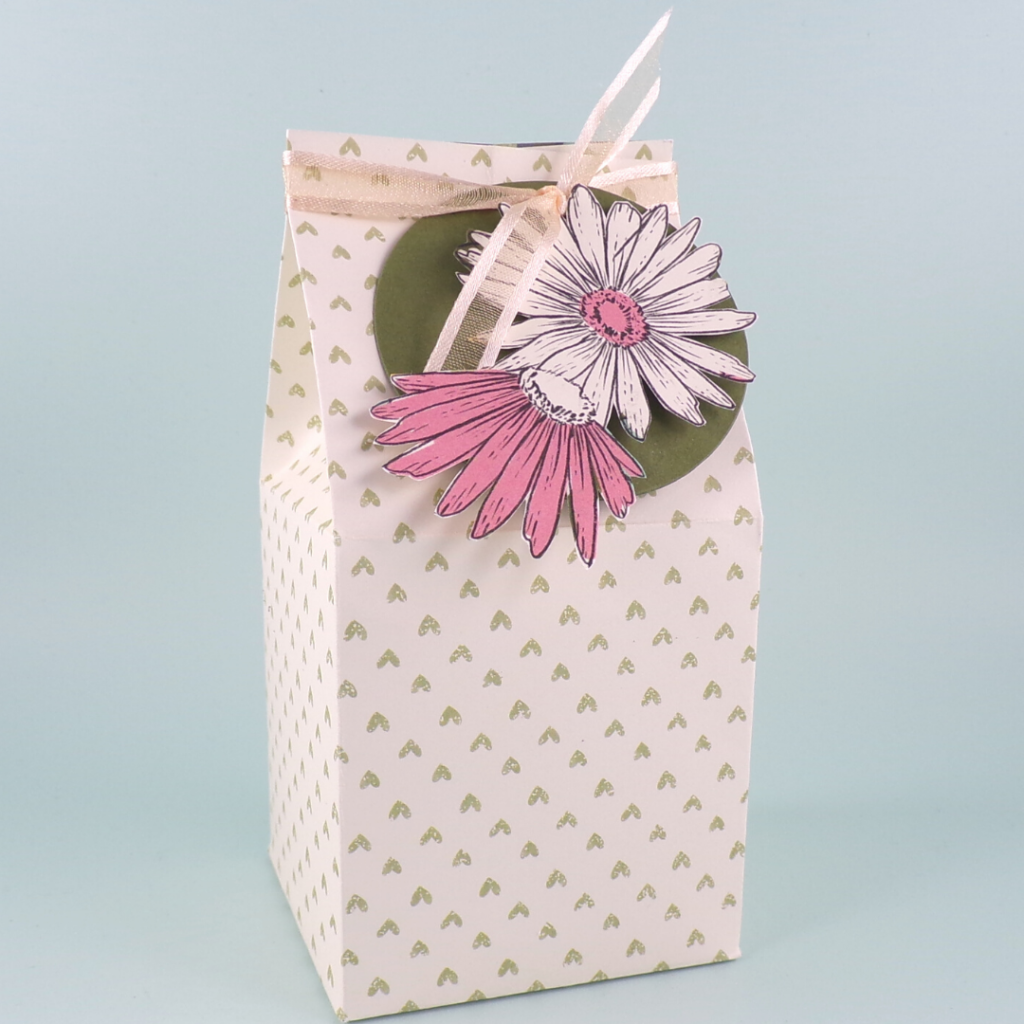 How to create a Milk Carton Gift Box with Daffodil Afternoon