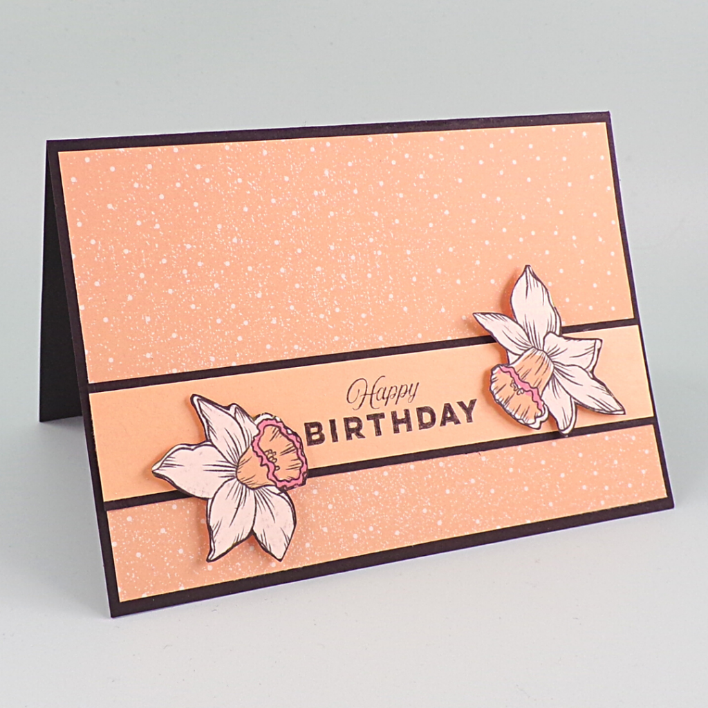 Handmade Card using Daffodil Afternoon patterned paper