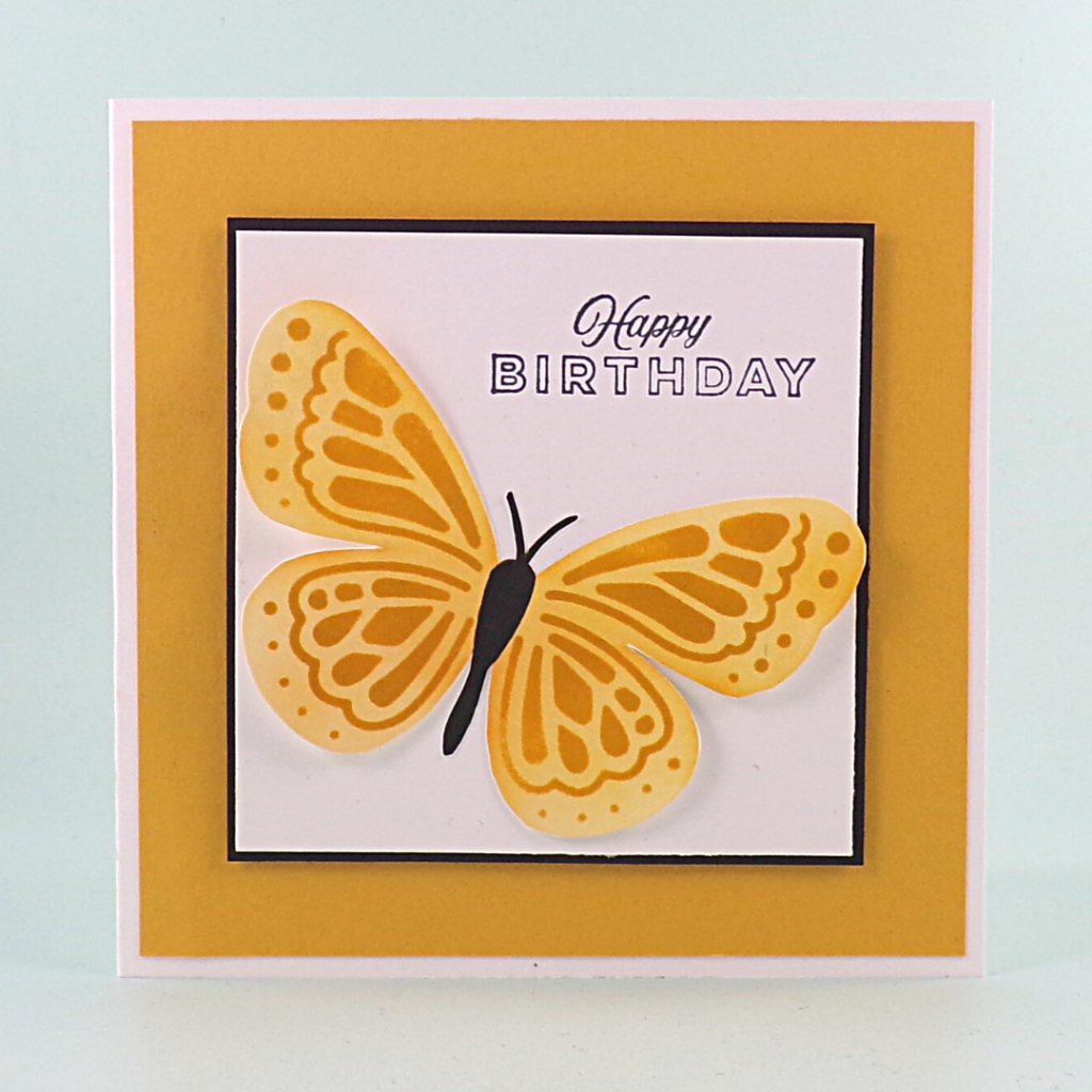 How to create a birthday Card with Layering Stencils