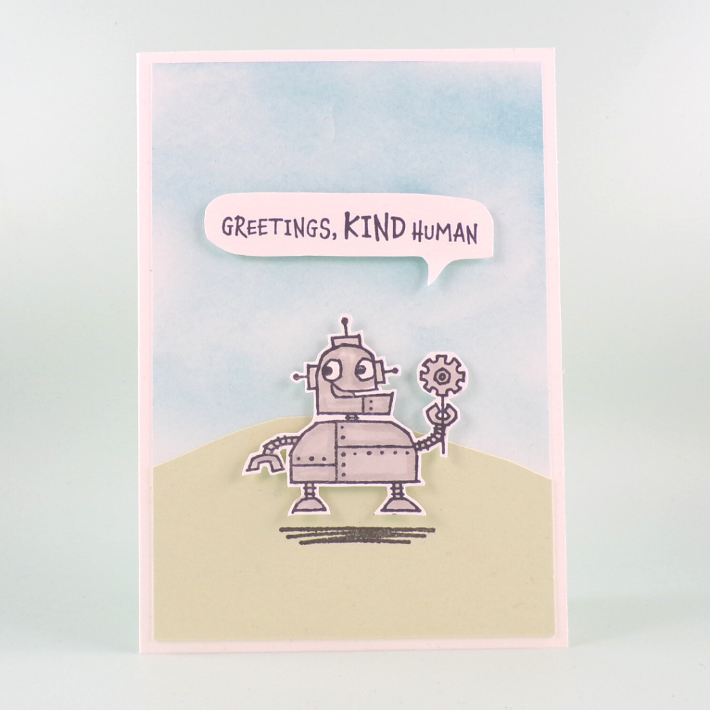 How to Create a Handmade Robot Card with Nuts & Bolts