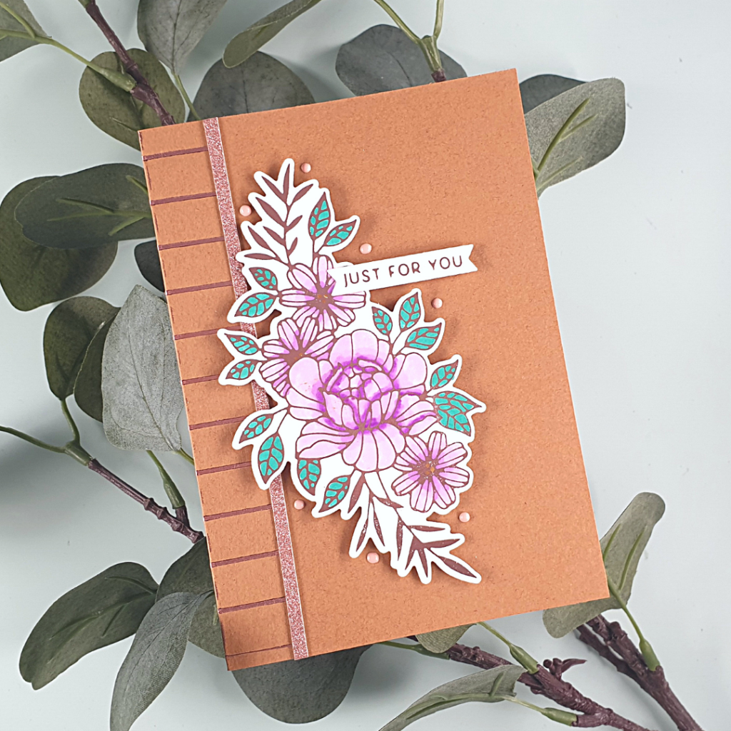 Fantastic Hot Foil Techniques with Floral Reflection from Spellbinders