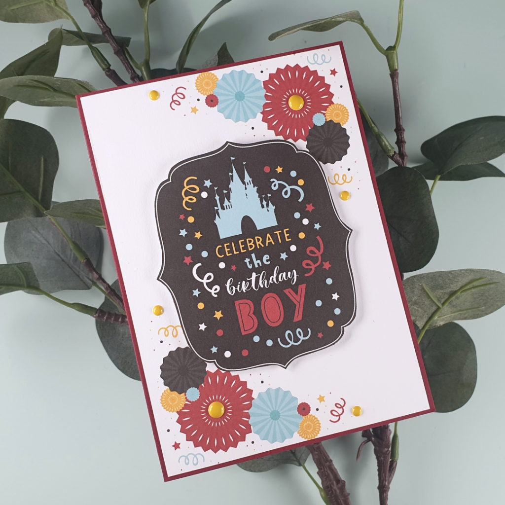 Handmade Card Created using Cut-Apart Card Front Panels from your Paper Packs