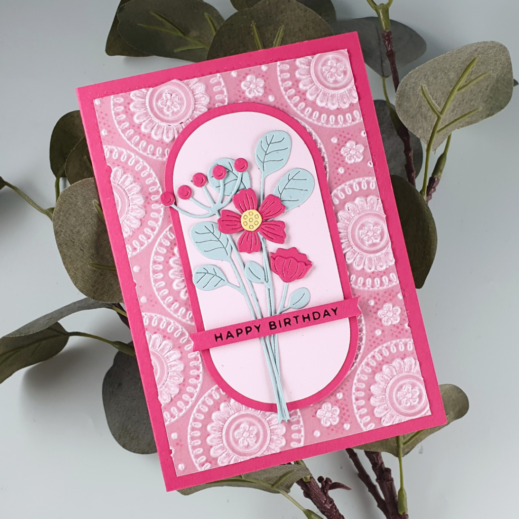 Vellum card created with the Sealed for Summer Collection from Spellbinders