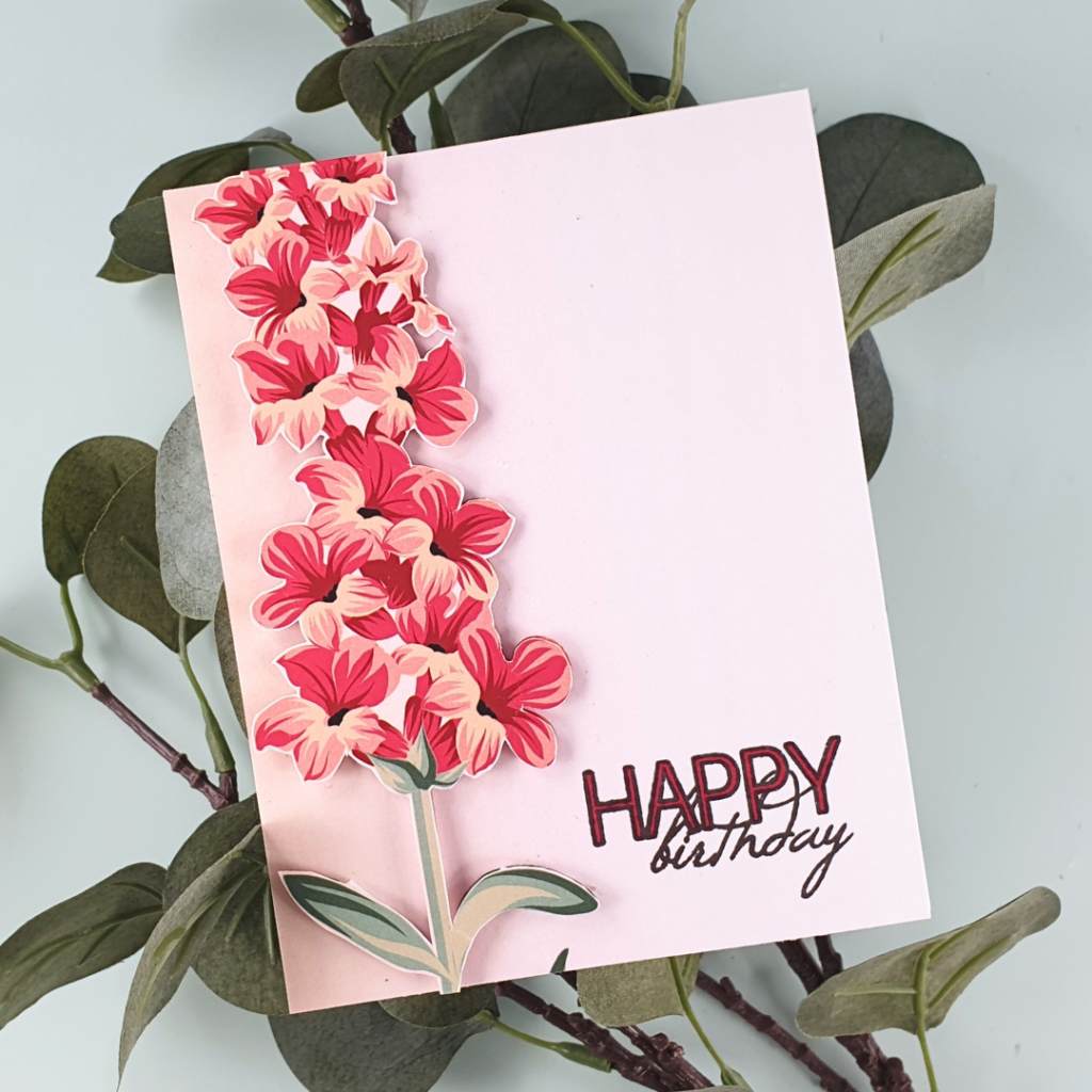 Quick and Simple Card Design with Cheerful Meadow Patterned Paper from Altenew