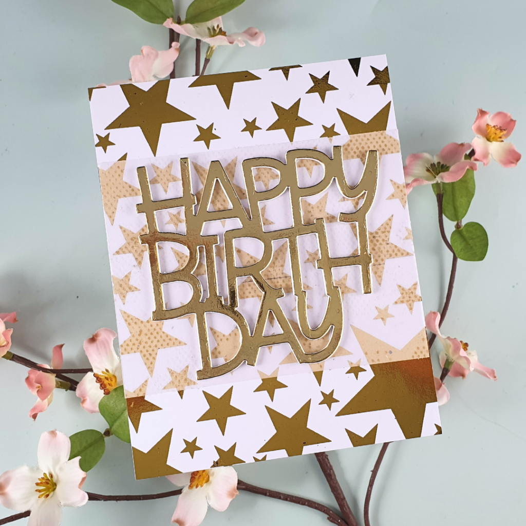 Handmade Foil Card created using the Fab Foilers from Wow! Embossing