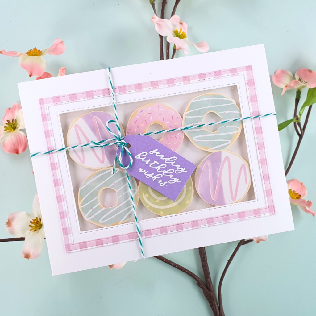 Handmade Patterned Paper Card created using the Oh So Sweet First Edition Paper Pad