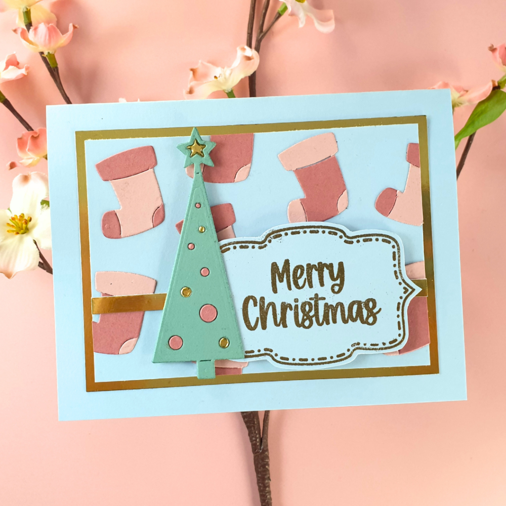 Cute Christmas Card created using products from The Stamps of Life