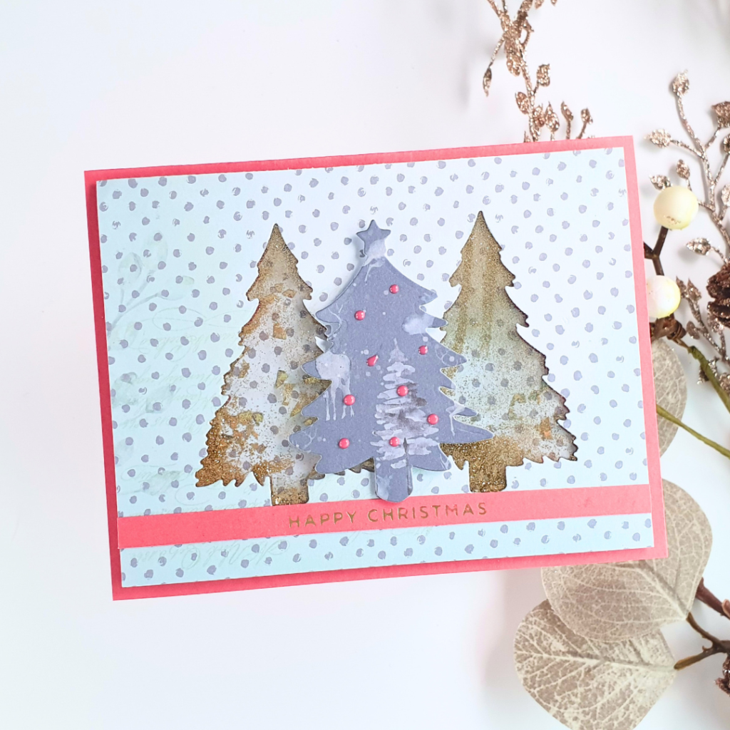 Handmade Cards showing how to Use Your Dies with Patterned Papers for Beautiful Christmas Cards