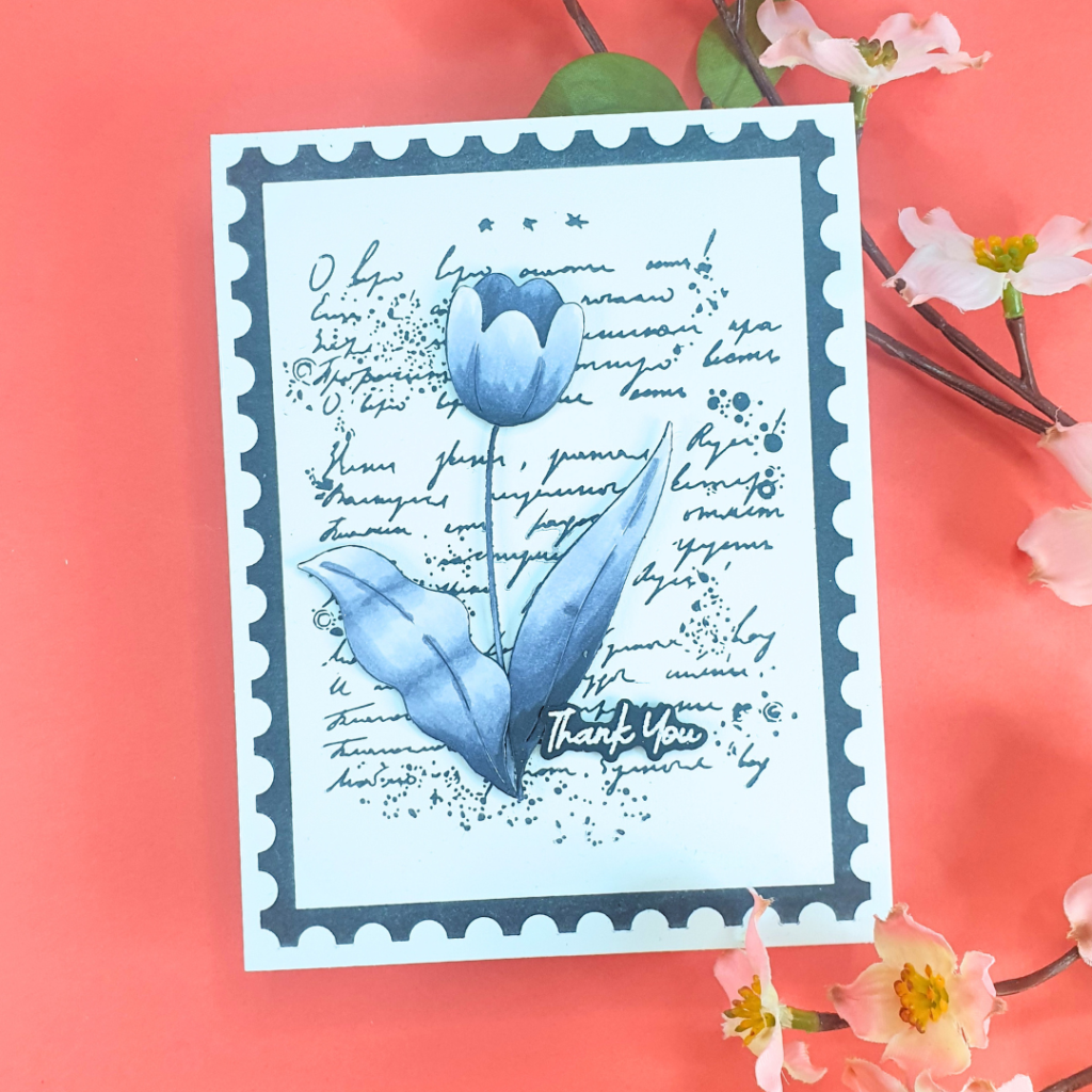 Monochromatic Handmade Cards created with Spellbinders April Clubs