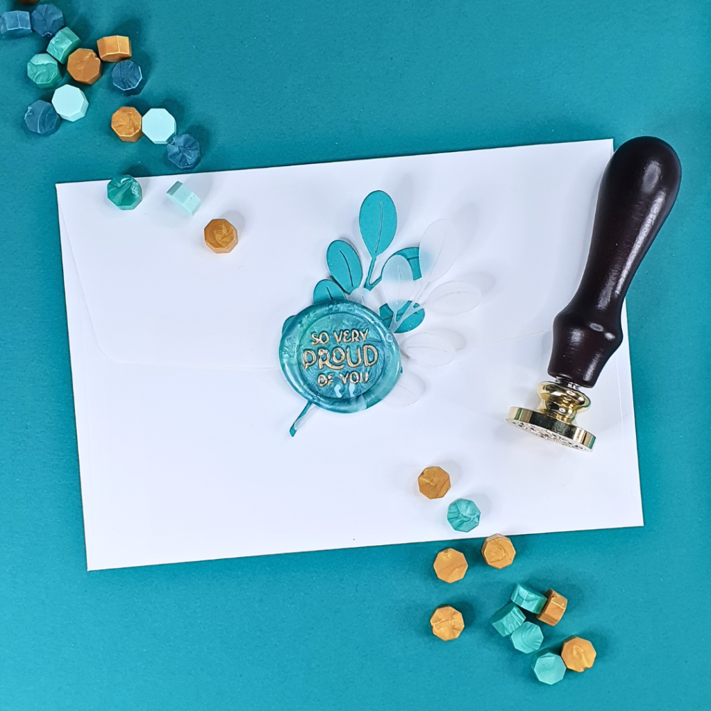 Turn Your Drab Envelopes into something really pretty with the Spellbinders Wax Seal of the Month