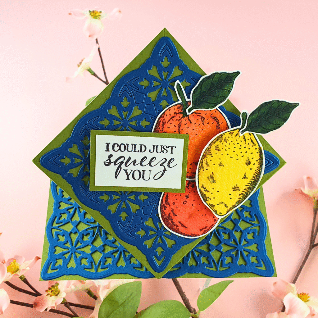 Handmade Card showing Die-Cutting Techniques using the latest Magazine Box Kit from Crafter's Companion
