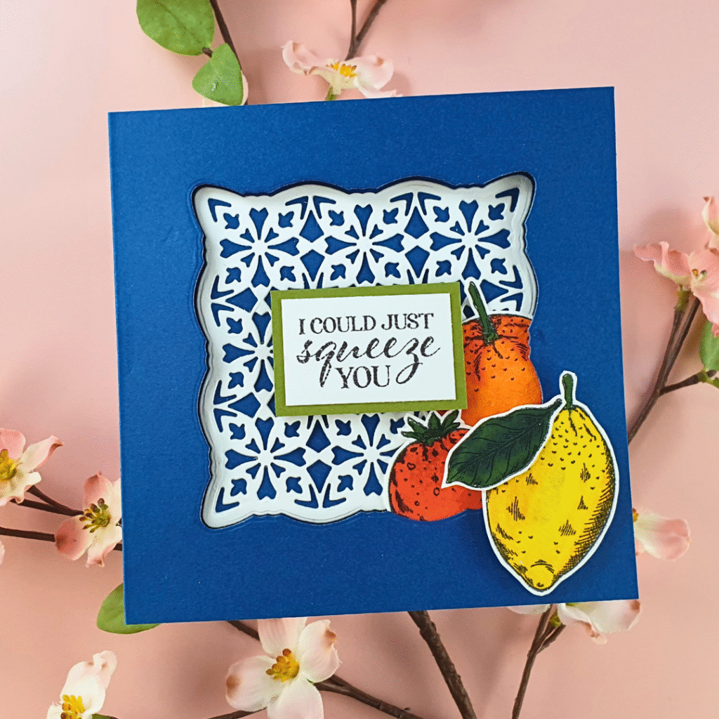 Handmade Card showing Die-Cutting Techniques using the latest Magazine Box Kit from Crafter's Companion