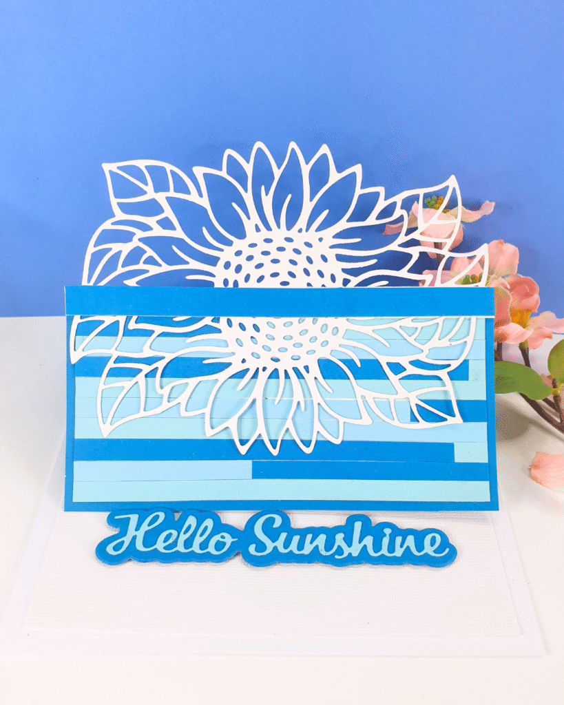 Handmade Card showing different ways to use your over-edge dies using this month's Die-Cutting Essentials Magazine Cover Gift