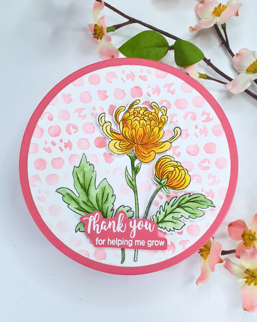 Handmade Card showcasing die-cutting techniques using the Lisa Horton Magazine Box Kit