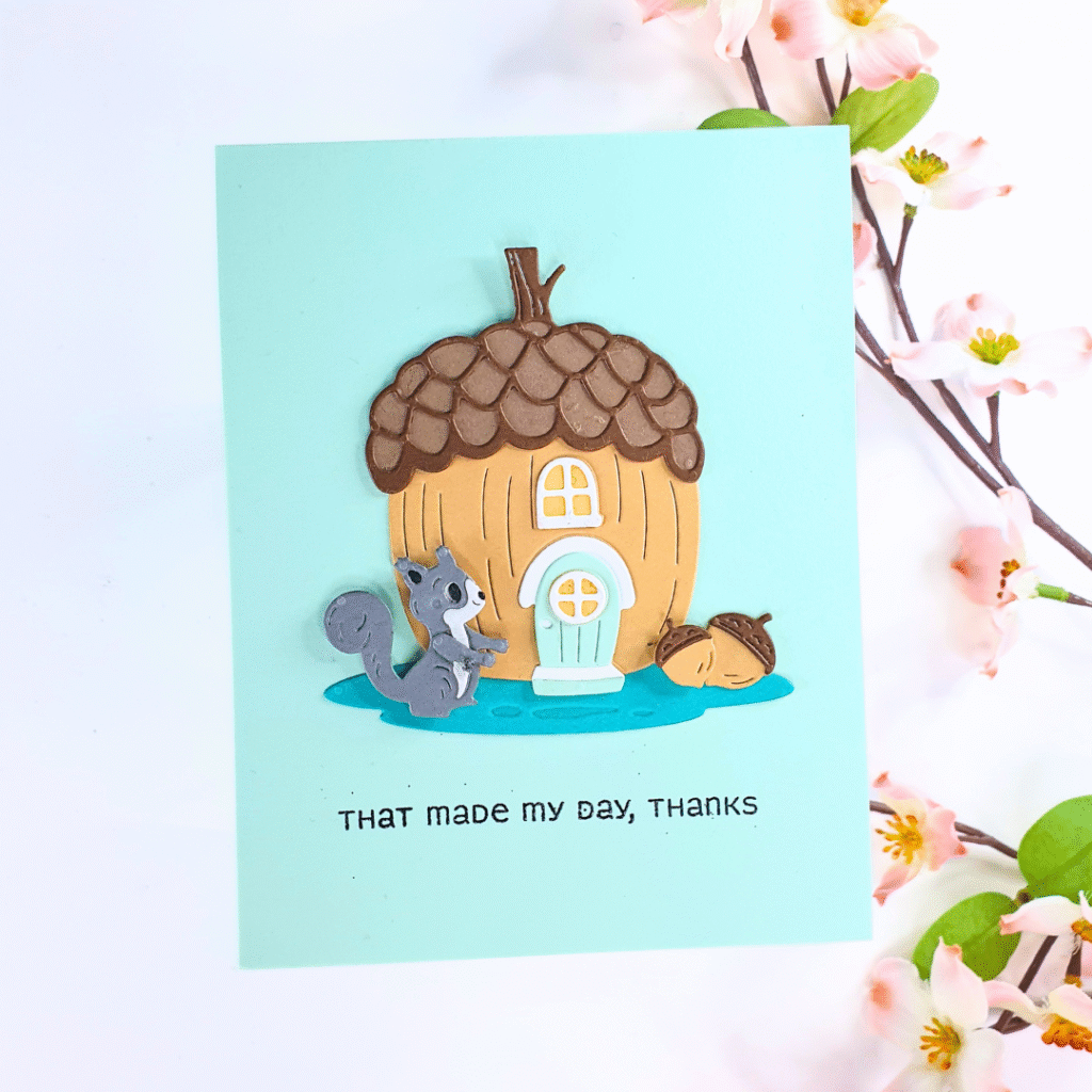 Handmade Card created using Spellbinders September Clubs