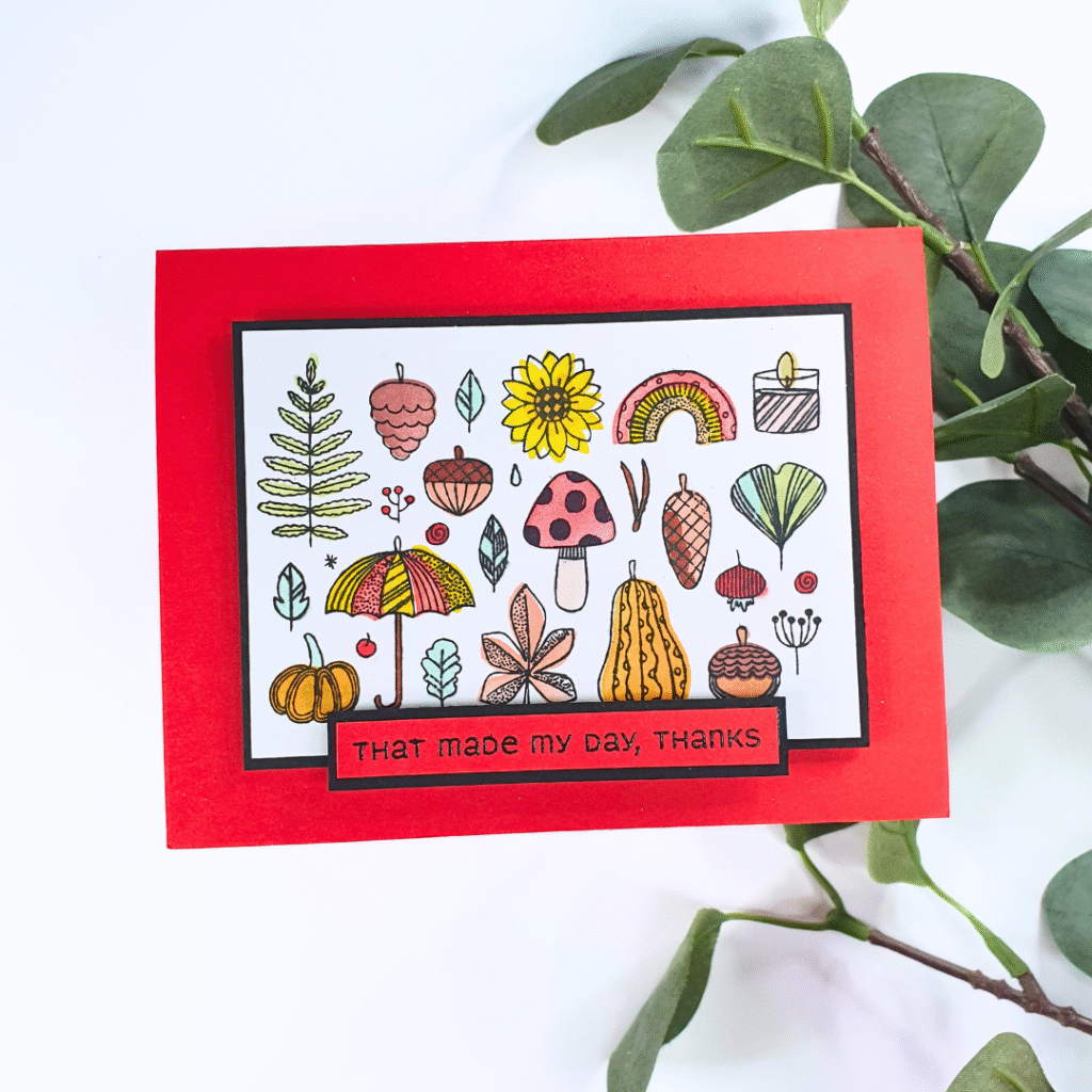 Handmade Card created using Spellbinders September Clubs