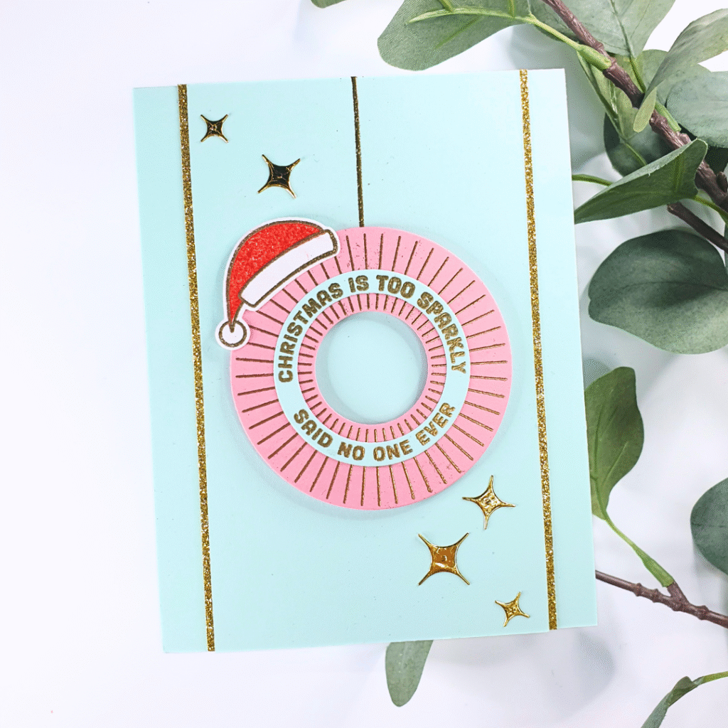 Handmade Christmas Card created with Hero Studio October Subscriptions
