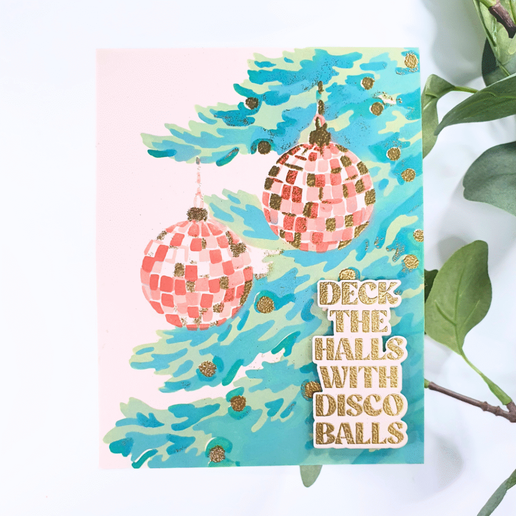 Handmade Christmas Card created with Hero Studio October Subscriptions
