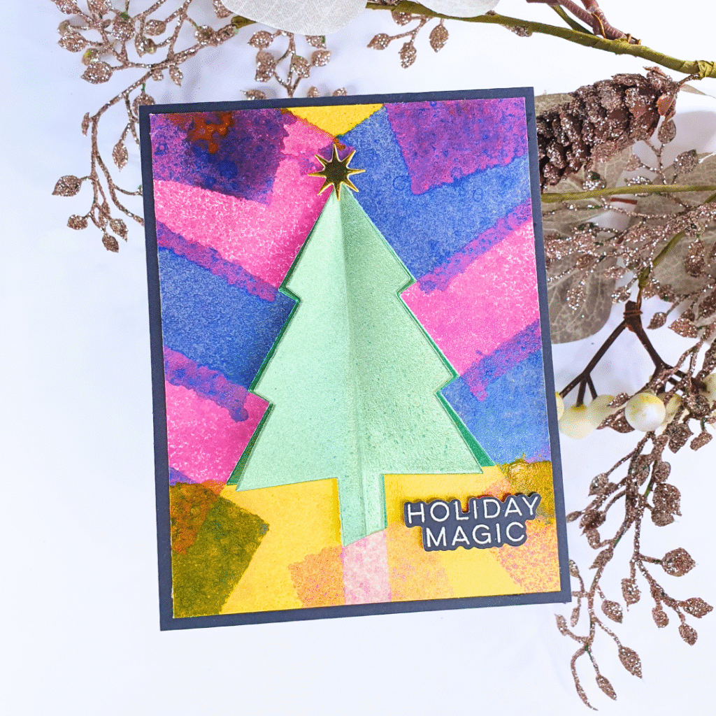 Handmade Card created with the Very Merry collection from Hero Arts