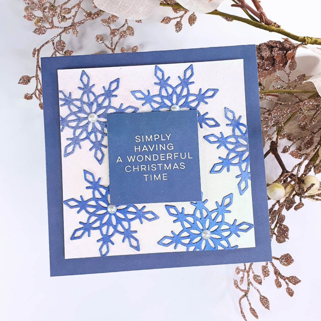 Handmade Card created with the Very Merry collection from Hero Arts