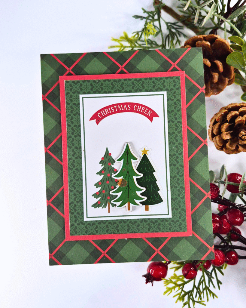 Christmas Card Created with the Nutcracker Christmas collection from Echo Park