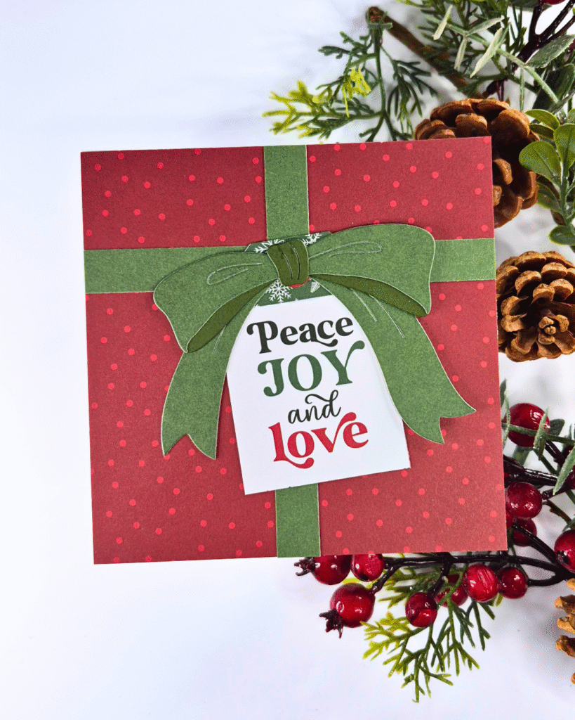 Christmas Card Created with the Nutcracker Christmas collection from Echo Park