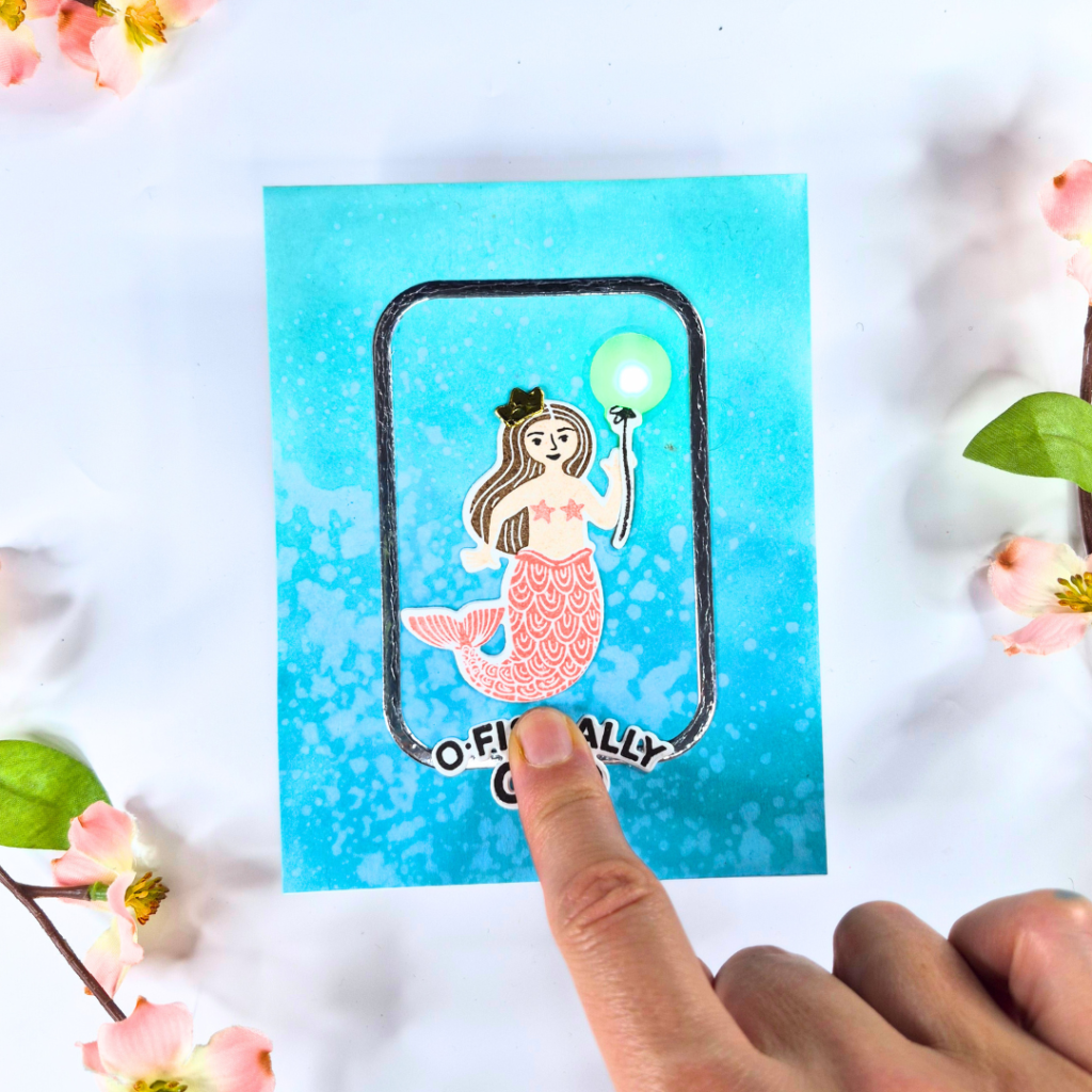 Interactive Light Up Mermaid Card Featuring Brand New Hero Arts Release