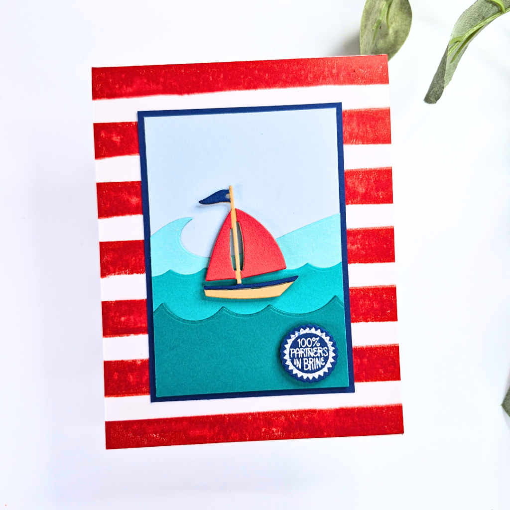 Handmade Card created with Hero Arts Packed with Love Collection