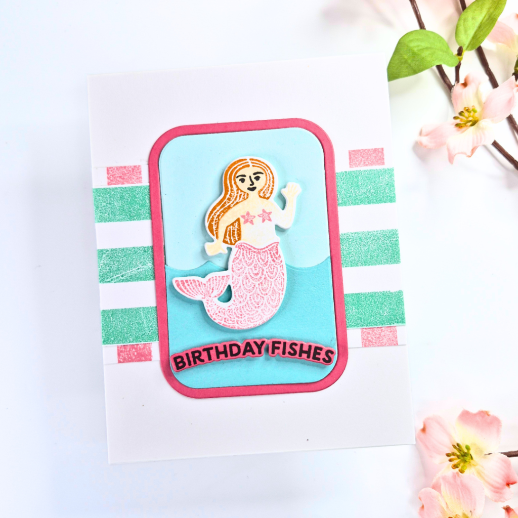 Handmade Card created with Hero Arts Packed with Love Collection
