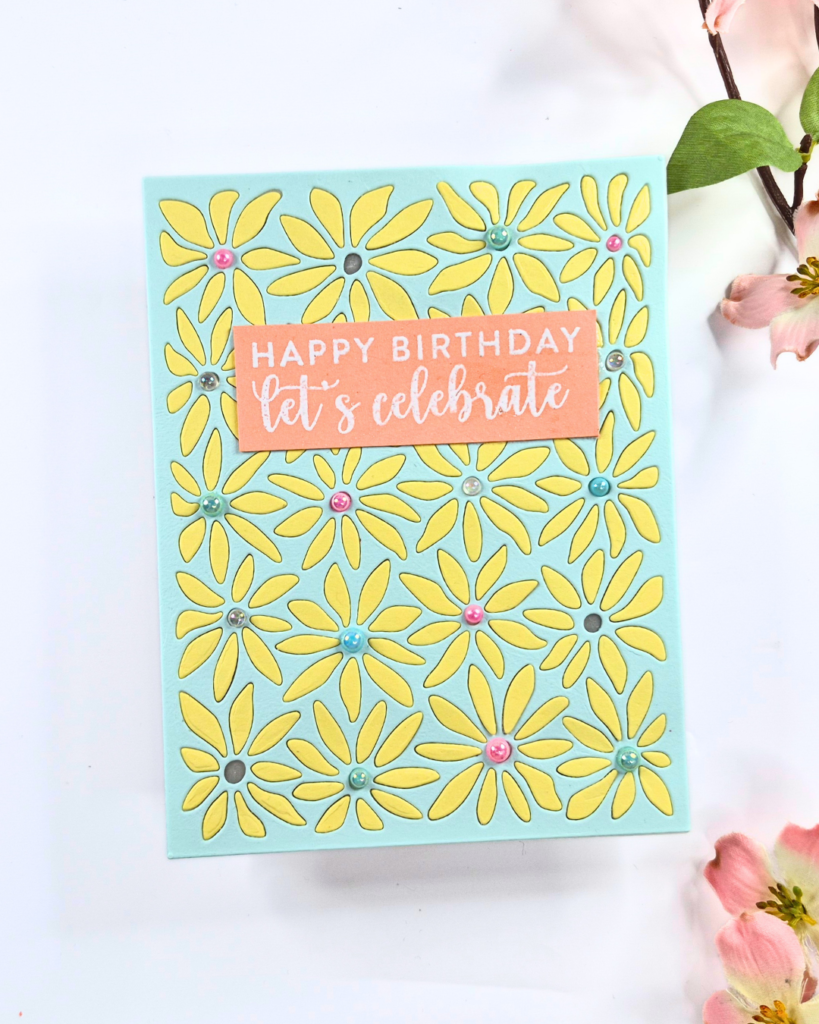 How to Create an Interactive Light Up Floral Card using supplies from Chibitronics and Hero Arts