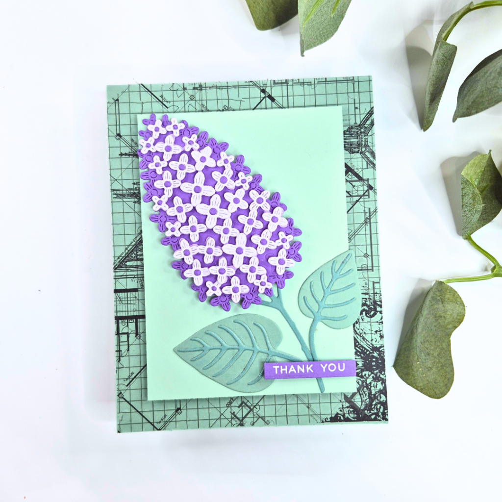 Handmade Card created using the Spring Meadow Release from Hero Arts