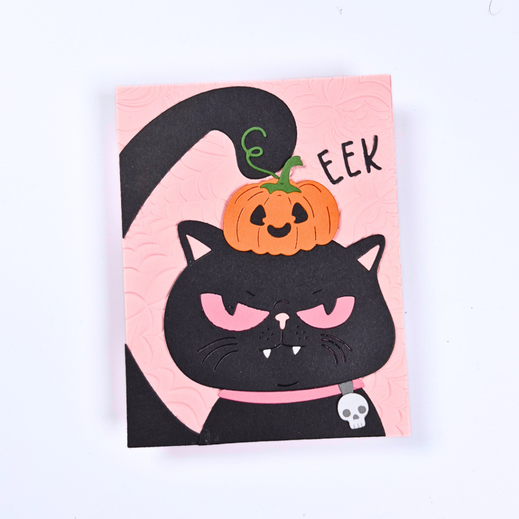 Spookily Cute Halloween Handmade Card created using the Spellbinders Clubs for August 2026
