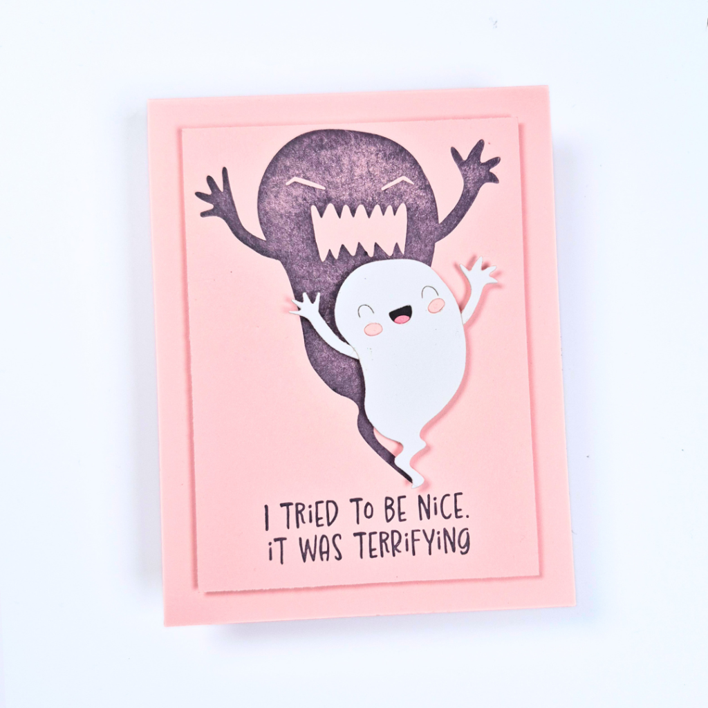 Spookily Cute Halloween Handmade Card created using the Spellbinders Clubs for August 2026