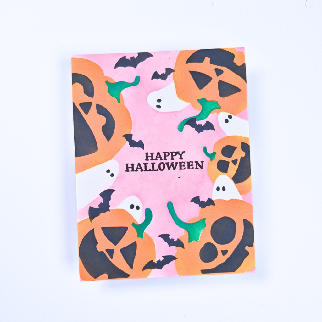 Spookily Cute Halloween Handmade Card created using the Spellbinders Clubs for August 2026
