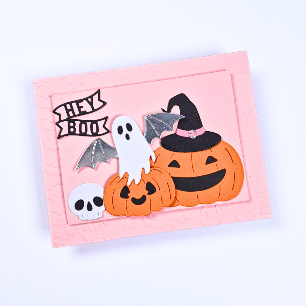 Spookily Cute Halloween Handmade Card created using the Spellbinders Clubs for August 2026