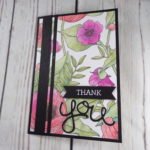 Sketch Sunday – Inside the Lines Watercolour Thank You Card