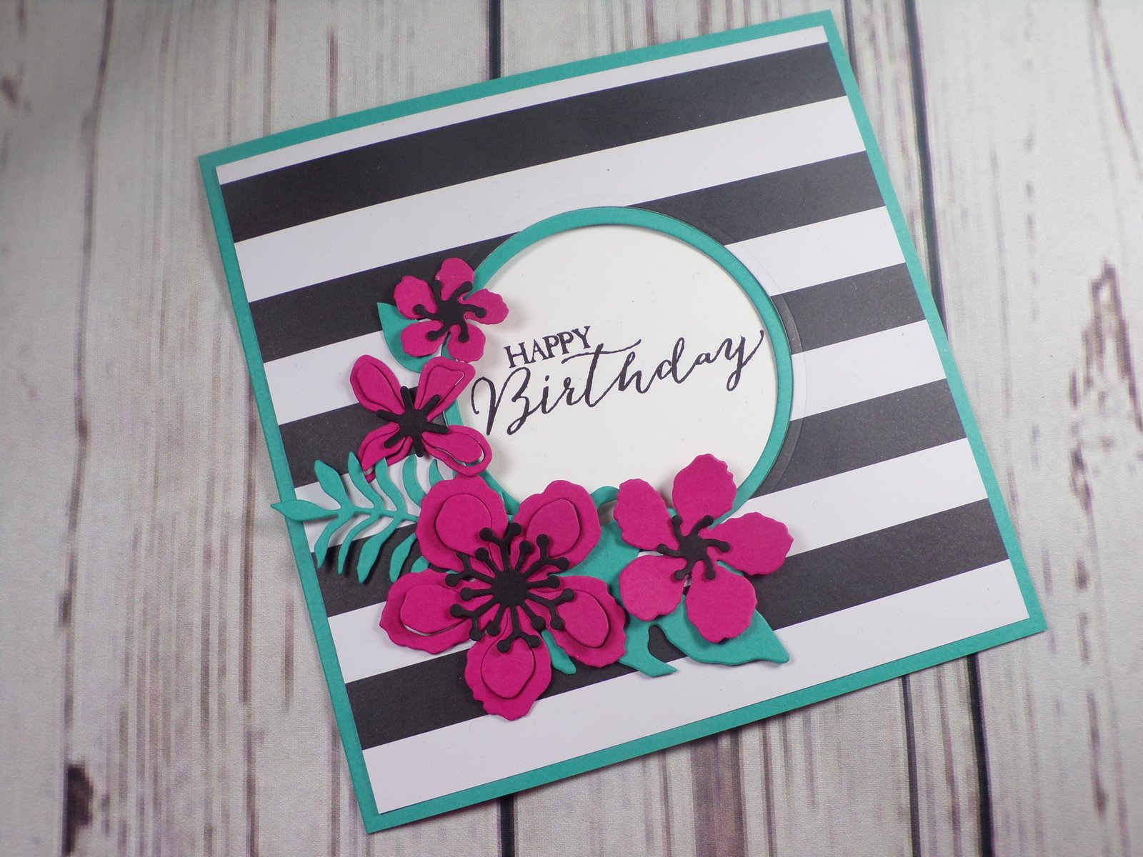Botanical Builder Birthday Card