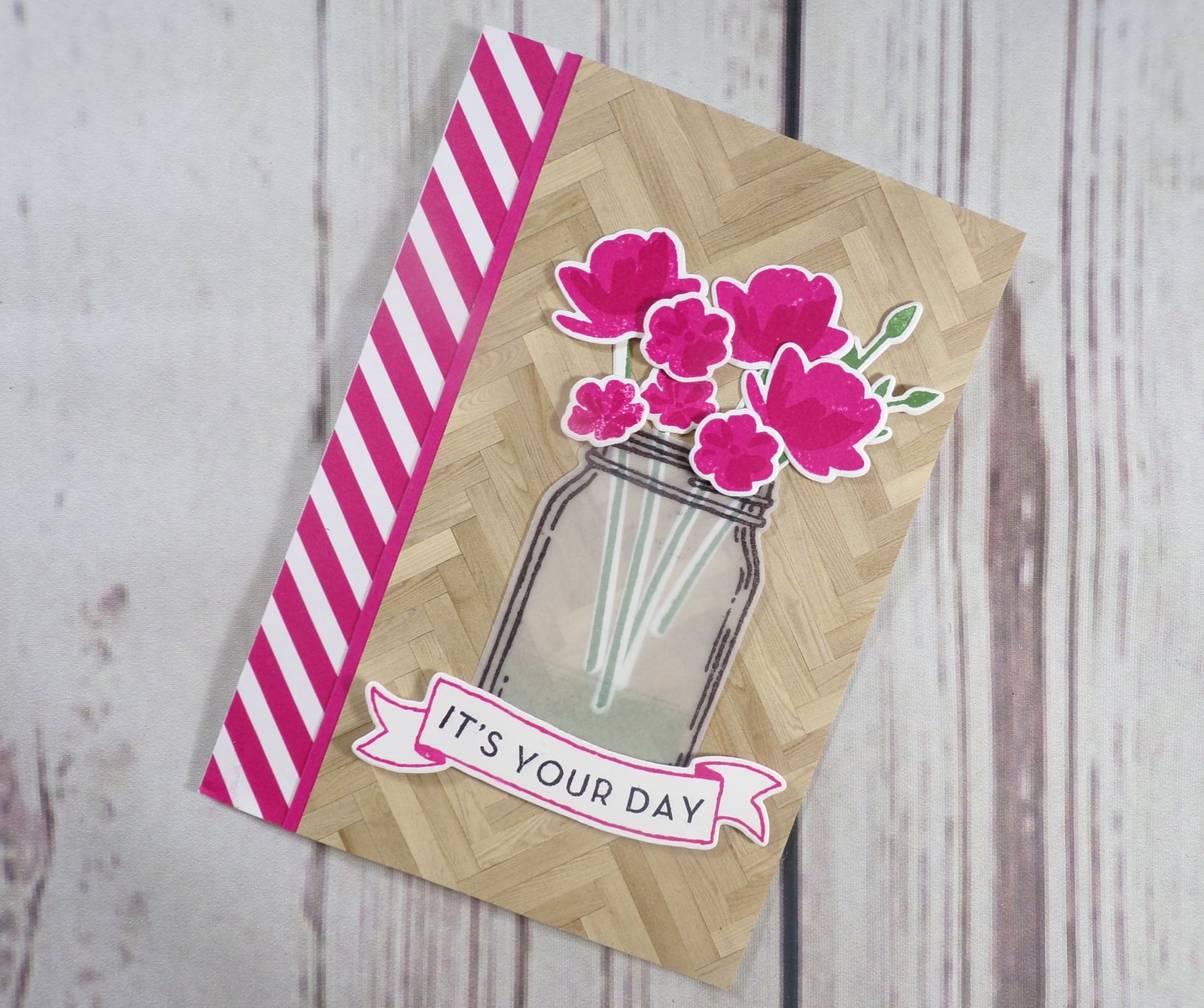 Handmade Jar of Love Card