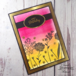 Beautiful Bouquet Silhouette Handmade Card